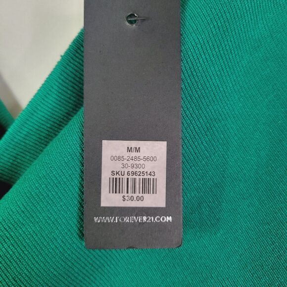 NWT Forever 21 Vibrant Green Knit Batwing Sweater - Picture 7 of 9